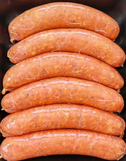 Gourmet Sausage Range - Angus Beef with worcestershire sauce and cracked pepper