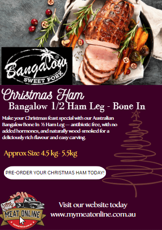 CHRISTMAS PREORDER: Bangalow - Half Leg Ham - Bone In