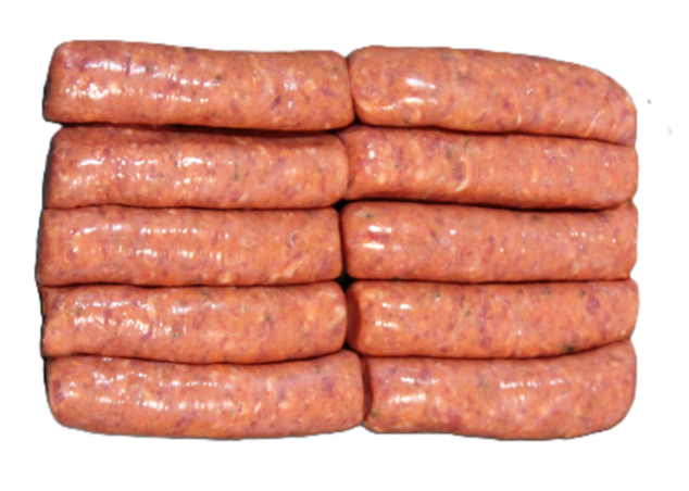 Gourmet Sausage Range - Beef Parmesan Tomato Chipolatas