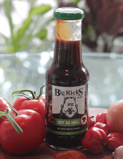 Big Ricks Hot As Hell Sauce