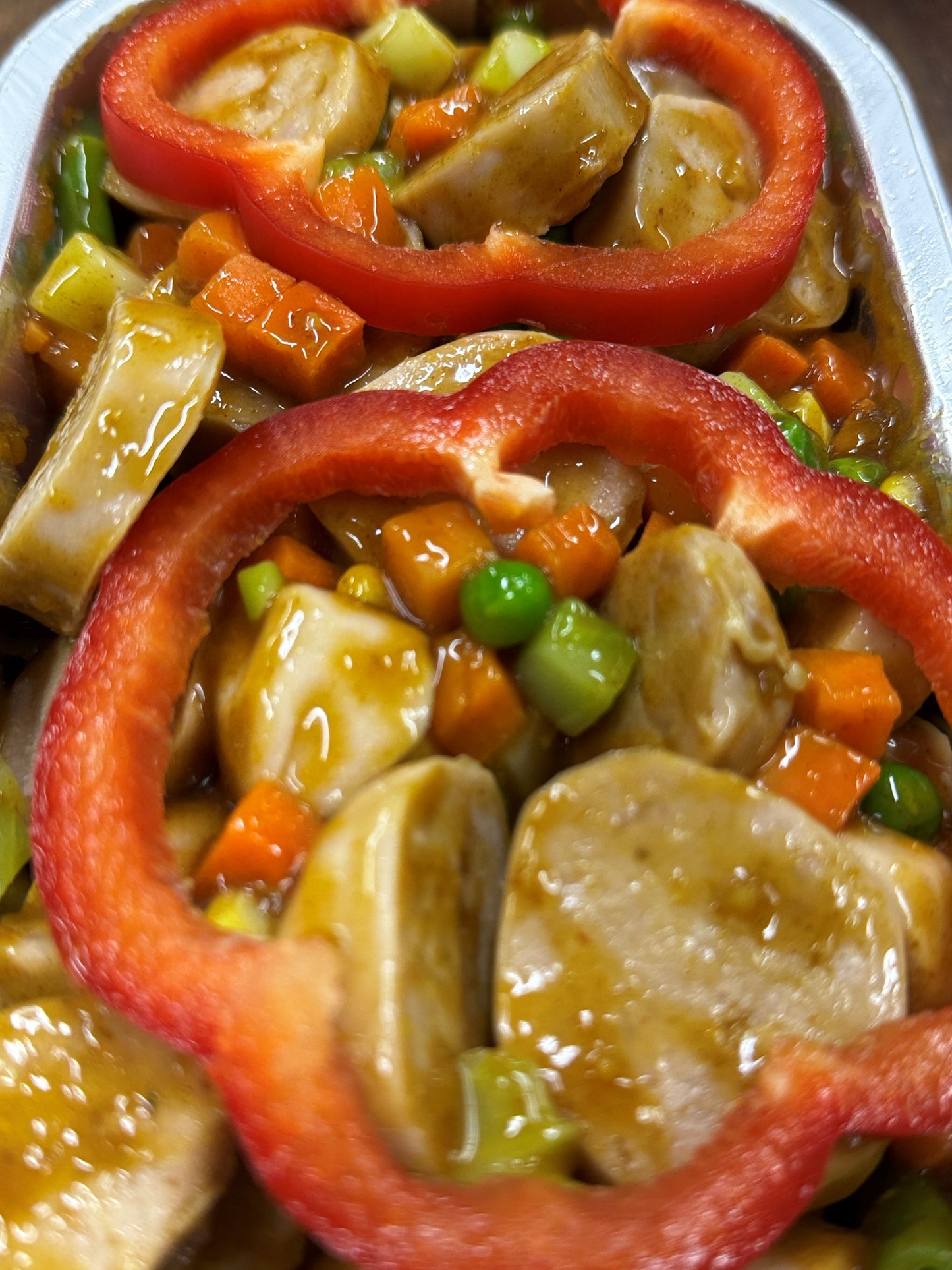 Curried Banger Bake