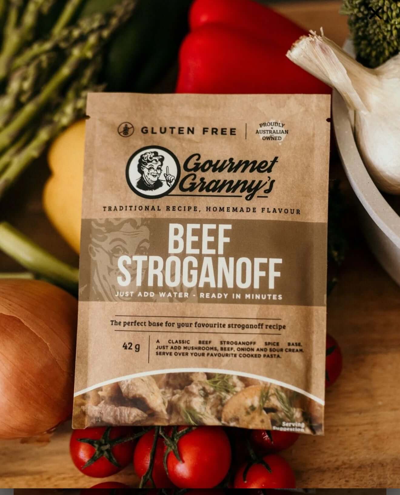 Gourmet Grannys Gluten Free Beef Stroganoff