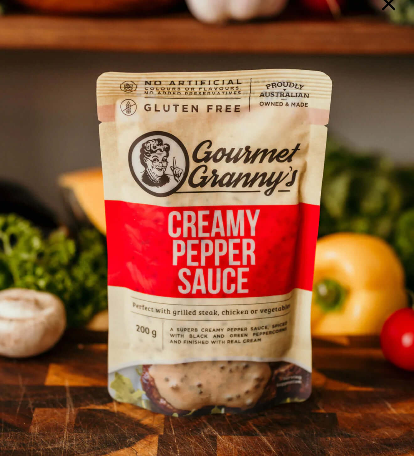 Gourmet Grannys Creamy Pepper Sauce Gluten Free