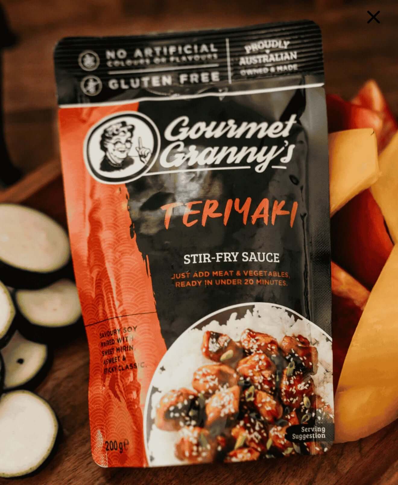 Gourmet Grannys Teriyaki Stir Fry Sauce Gluten Free