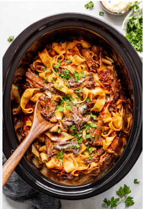 Slow-Cooked Shredded Beef Ragu