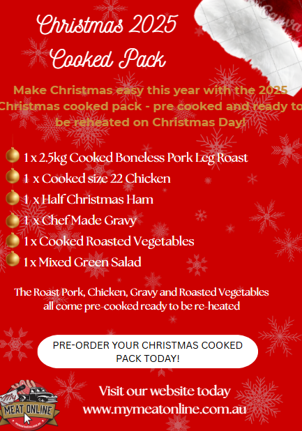 CHRISTMAS PRE-ORDER  -  Christmas 2025 Cooked Pack
