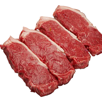 Premium Sirloin Steaks - 4 for 40 - Freshly cut sirloin steaks showcasing rich marbling and quality.