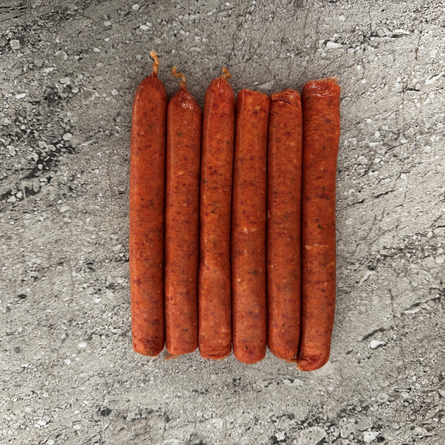 Thin Lamb & Chorizo Sausages - 500 grams