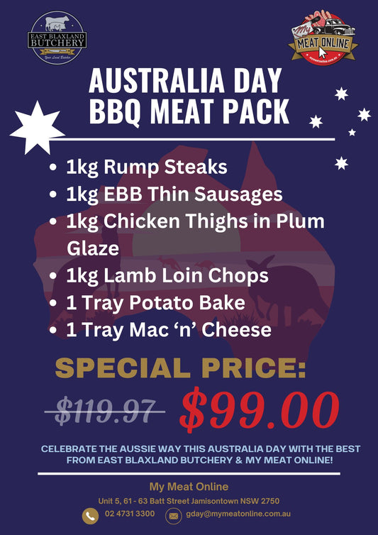 Australia Day BBQ Meat Pack - ONLY $99.00