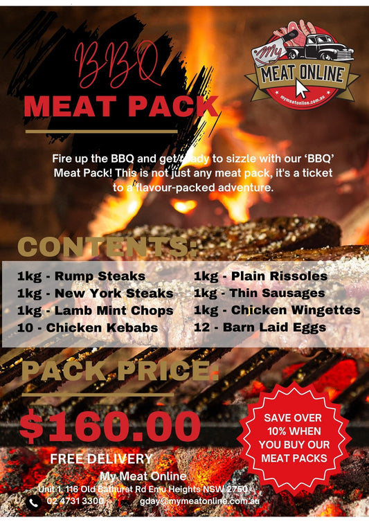 BBQ - Meat Pack (valued at over $175.00)