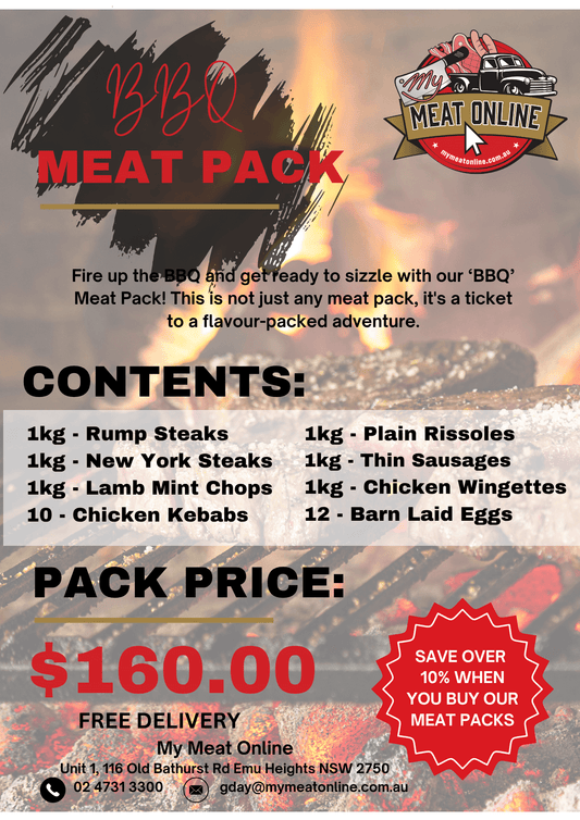 BBQ - Meat Pack (valued at over $175.00)