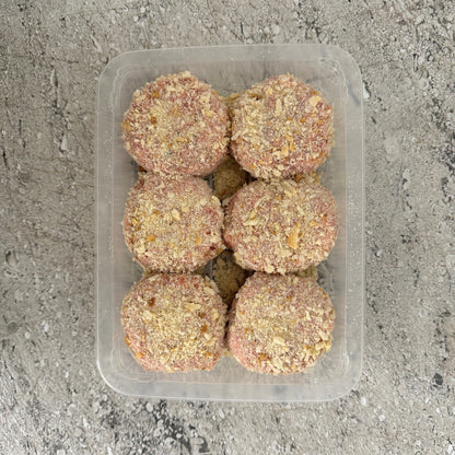 Beef Rissoles 6 per tray - Choose your crumb flavour