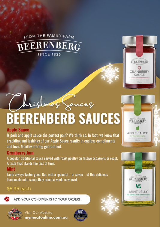 CHRISTMAS PREORDER:  Beerenberg Sauces