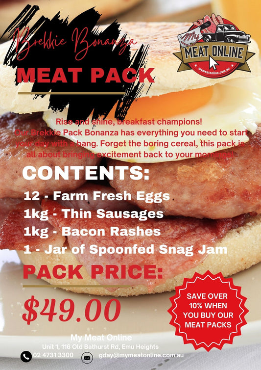 Brekkie Bonanza - Meat Pack (valued at over $55.00)