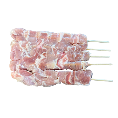 The Long Weekend Pack - Perfect for Families & BBQ Lovers, featuring marinated meat skewers ready for grilling.
