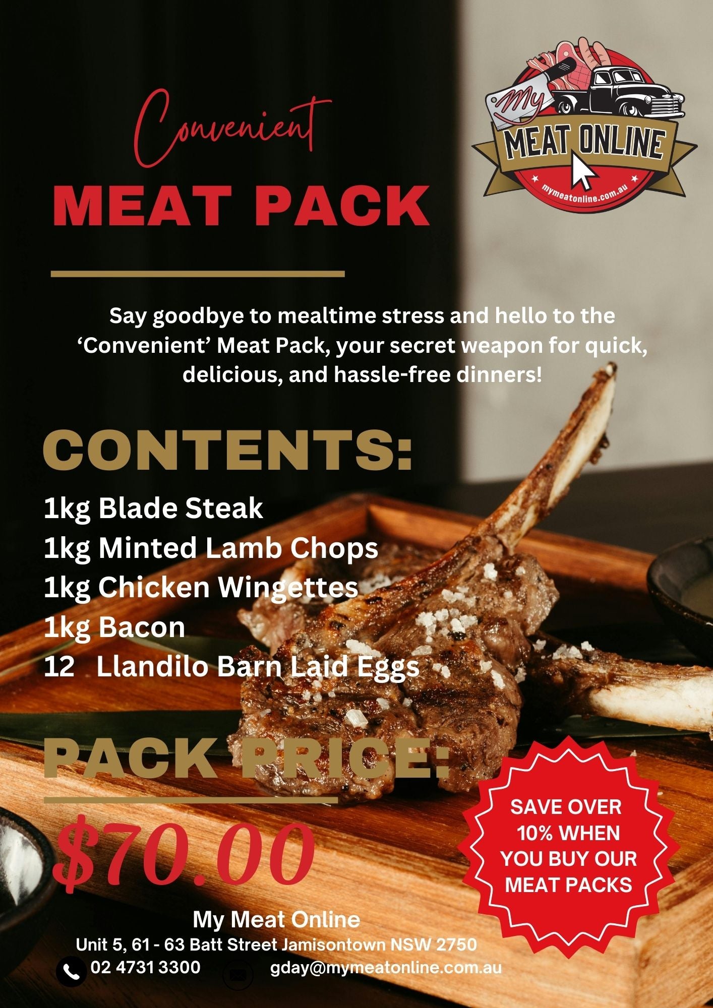 Convenient - Meat Pack (valued at over $75.00)