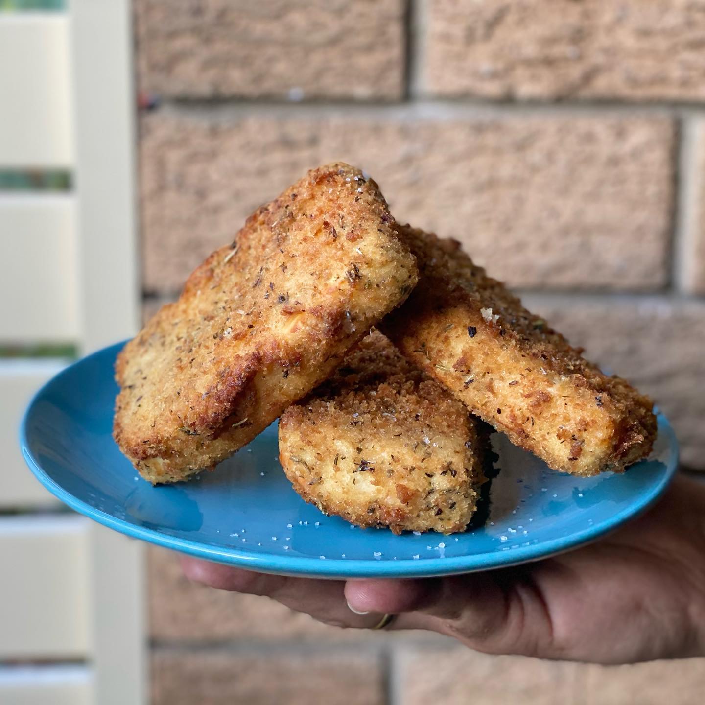 Crumbed Halloumi - 4 per tray