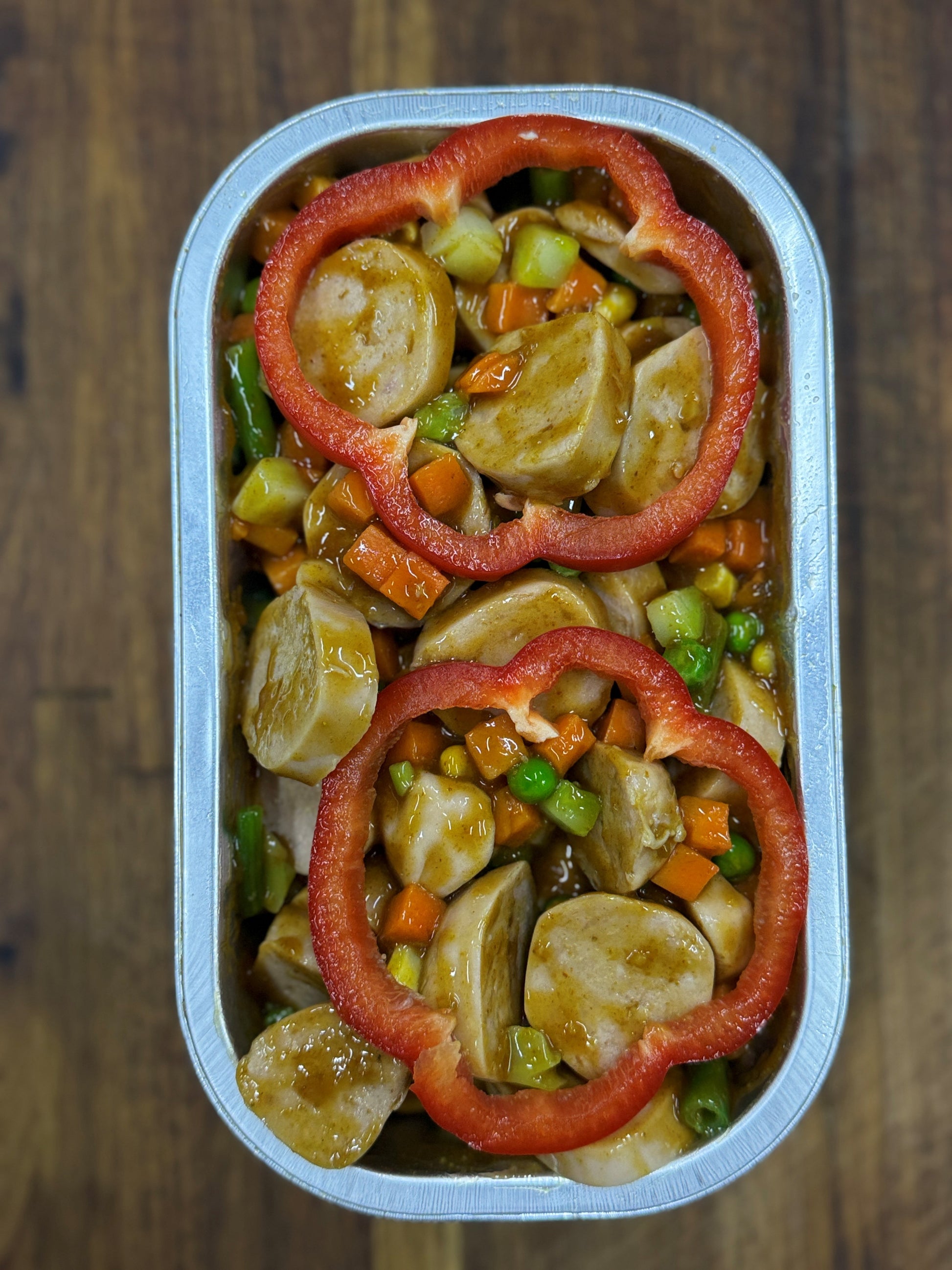 Curried Banger Bake