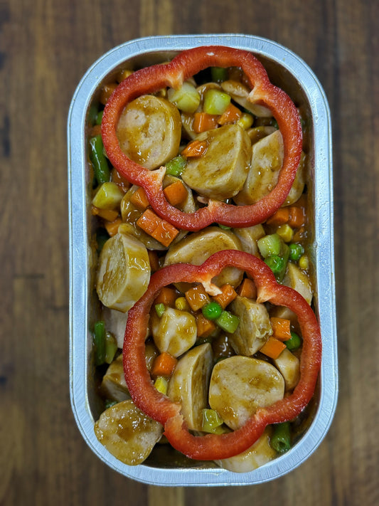Curried Banger Bake