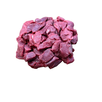 Beef Diced - Tender chunks of beef for cooking rich and flavorful meals, showcasing fresh, high-quality meat.