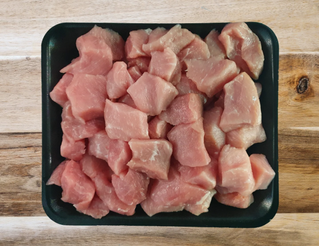 Diced Pork 500 grams - Tender, Versatile, and Full of Flavour