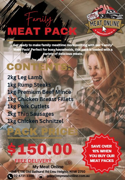 Family - Meat Pack (valued at over $165.00)