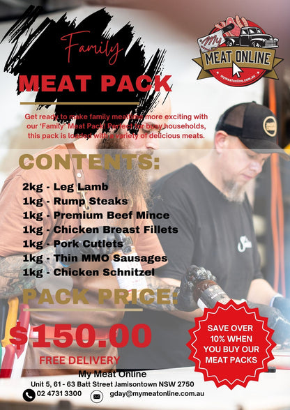 Family - Meat Pack (valued at over $165.00)