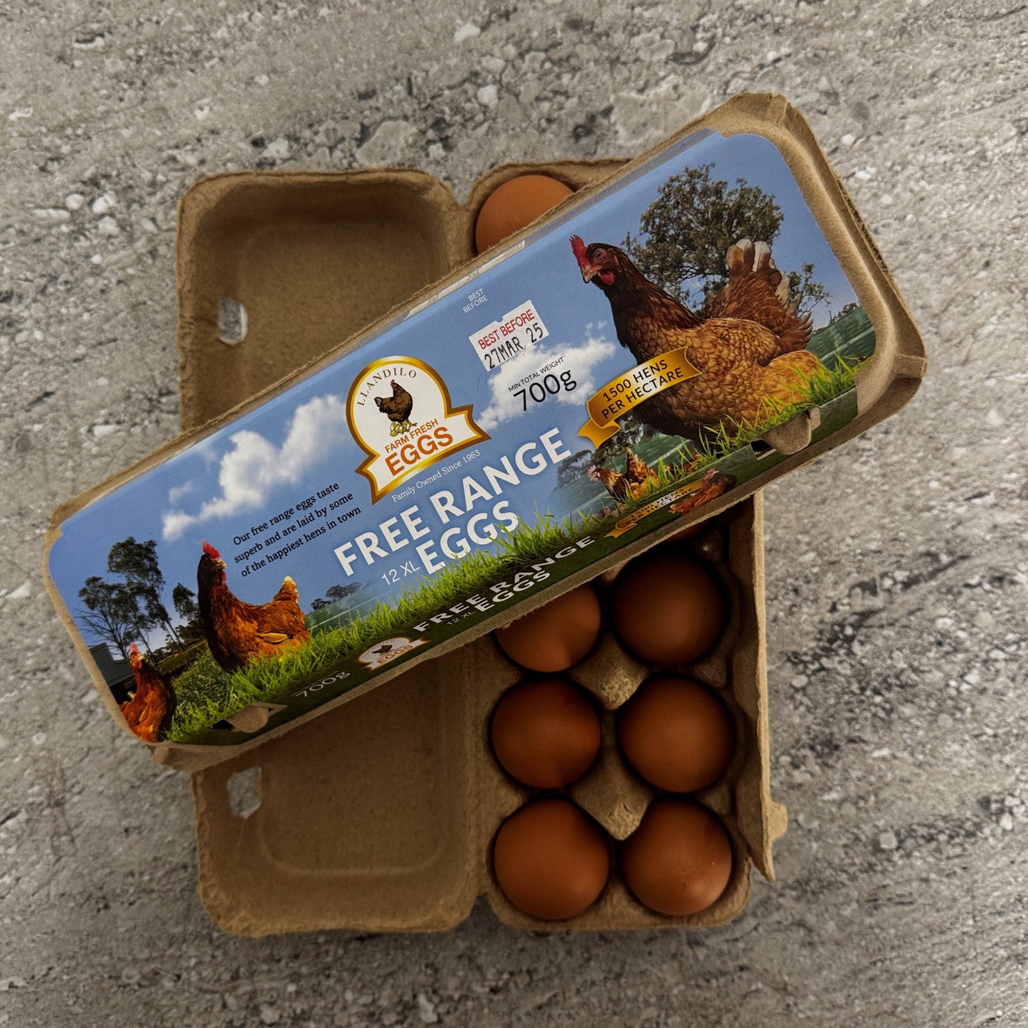 Llandilo Free Range Eggs - 700 grams