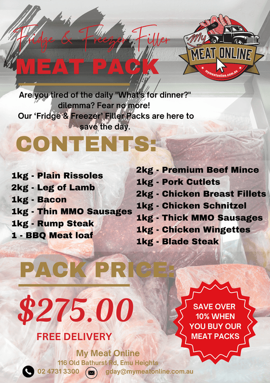 Fridge & Freezer Filler - Meat Pack (valued at over $300.00)
