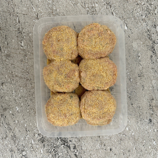 Chicken Rissoles 6 per tray - Gluten Free