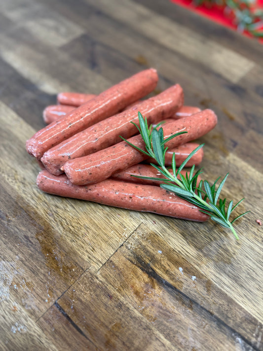 Herb and Garlic Beef Sausages