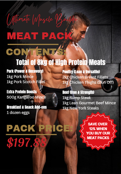 High-Protein Muscle Builder Meat Pack (Value over $220.00)