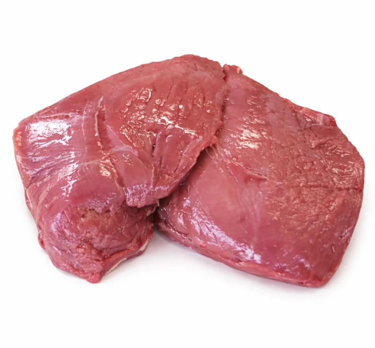 Kangaroo Rump Fillet | Lean Australian Kangaroo Meat displayed on a white background.