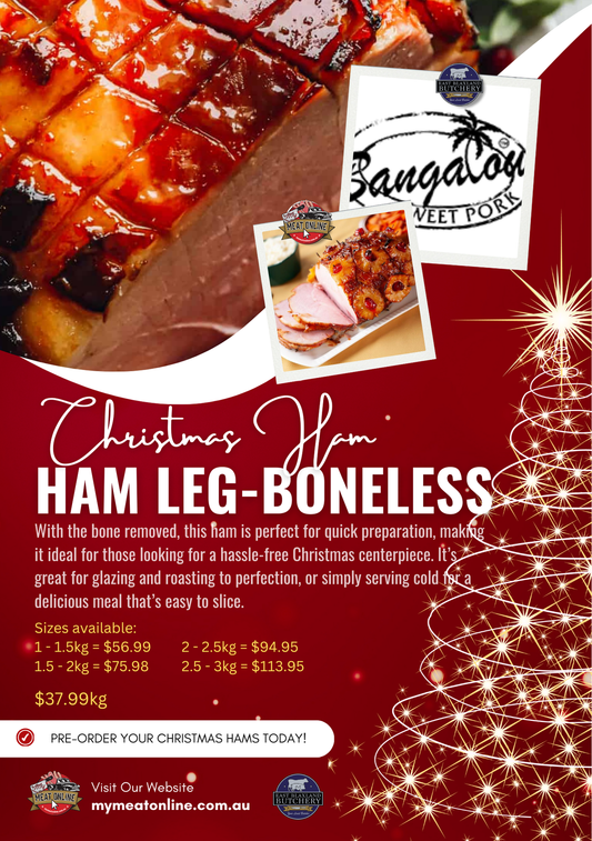 CHRISTMAS PREORDER:  Bangalow - Ham Leg Whole - Boneless