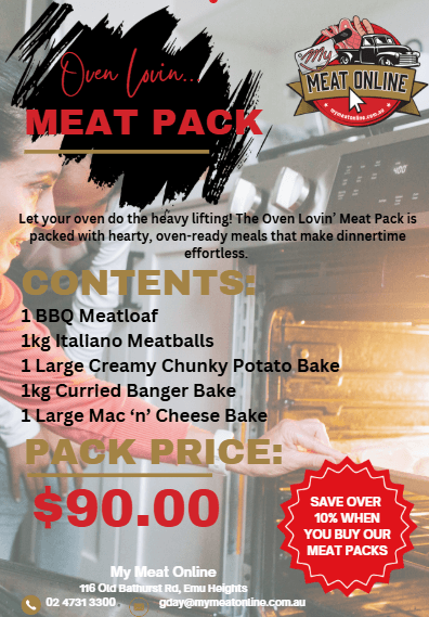 oven ready meat pack