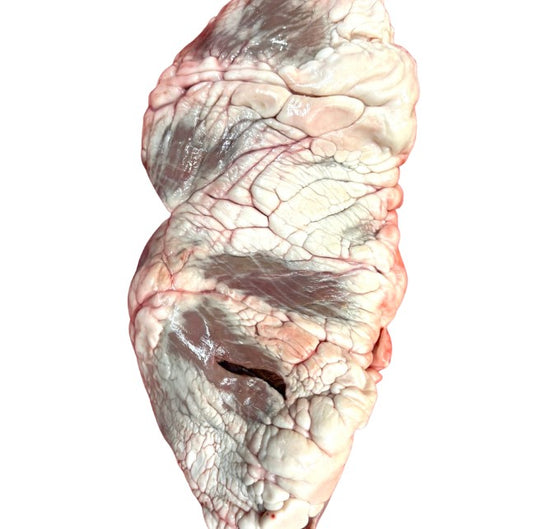 Ox Heart meat cut showcasing its rich texture and unique shape, perfect for hearty meals.