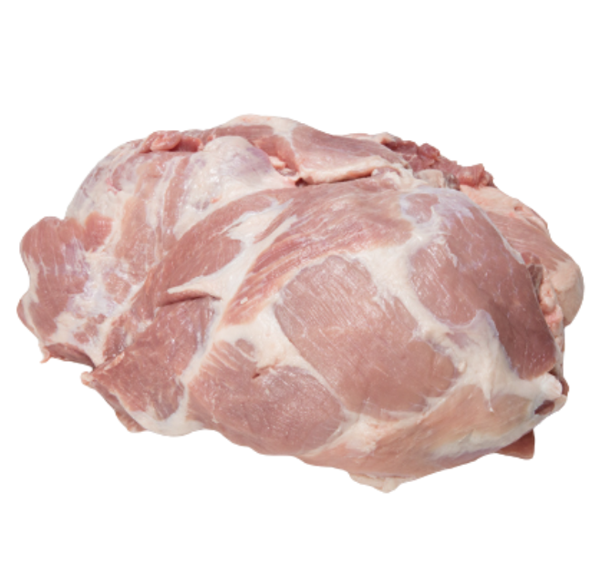 Pork Shoulder - Boneless Rind Off, a tender cut ideal for slow cooking and roasting.