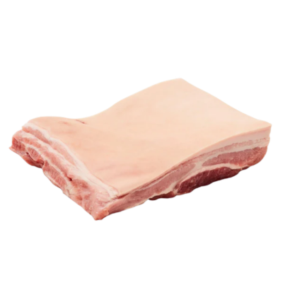 Raw pork belly piece - The ultimate in crispy, juicy deliciousness for culinary delights.