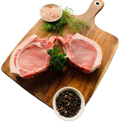 2 pork cutlets