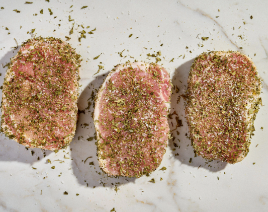 Pork Scotch Fillet Garlic - 500 grams