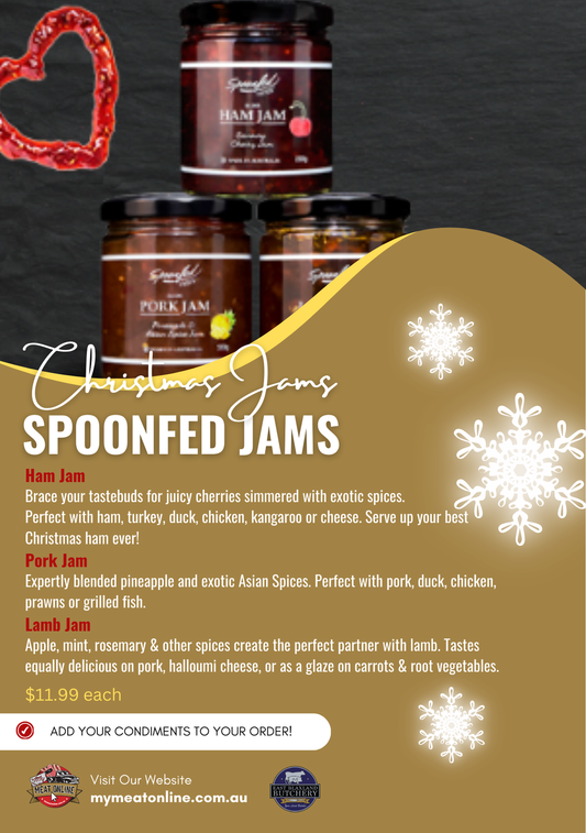 CHRISTMAS PREORDER: Spoonfed Jams - 200 grams