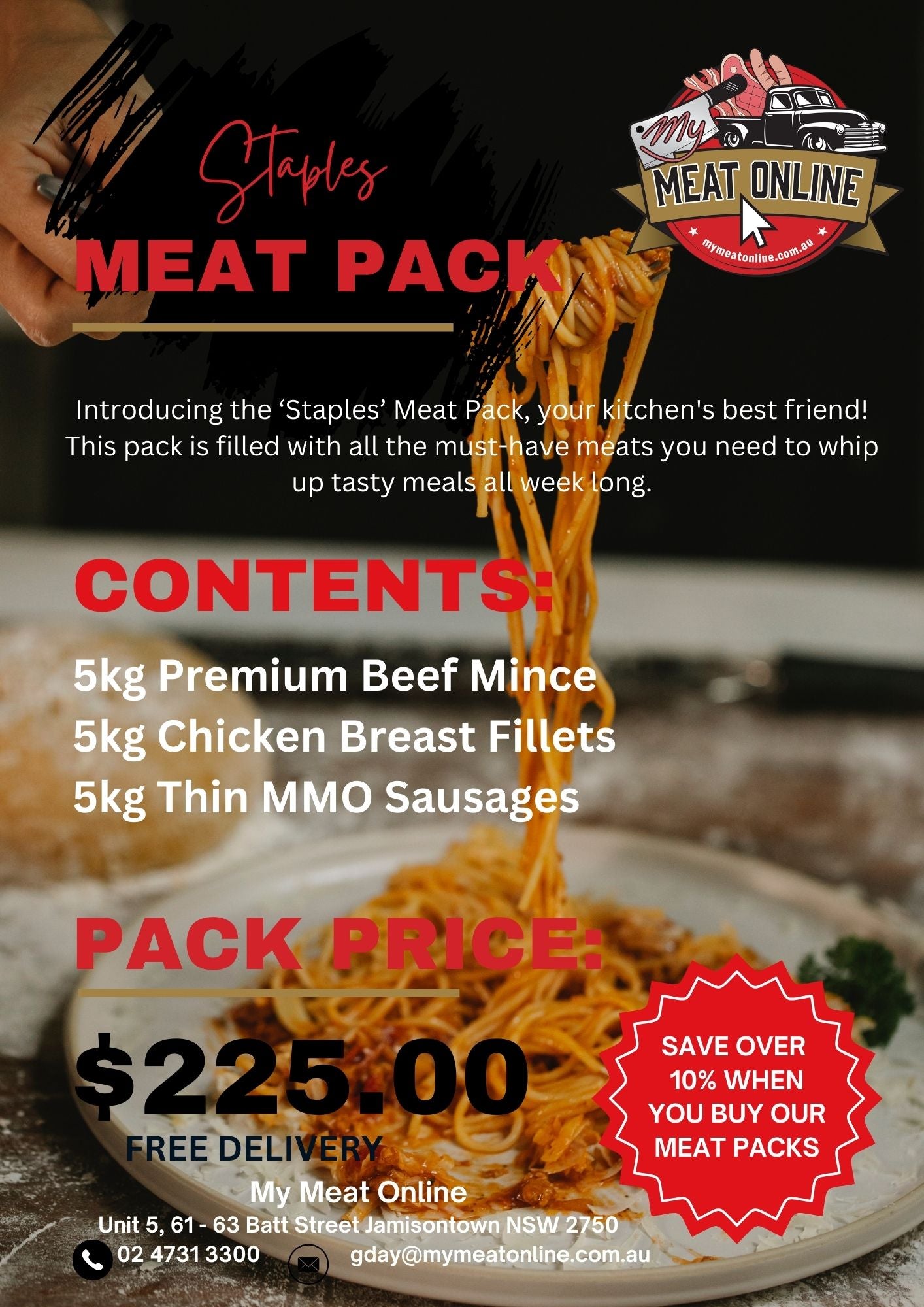 Staples - Meat Pack (VALUED AT OVER $250.00)