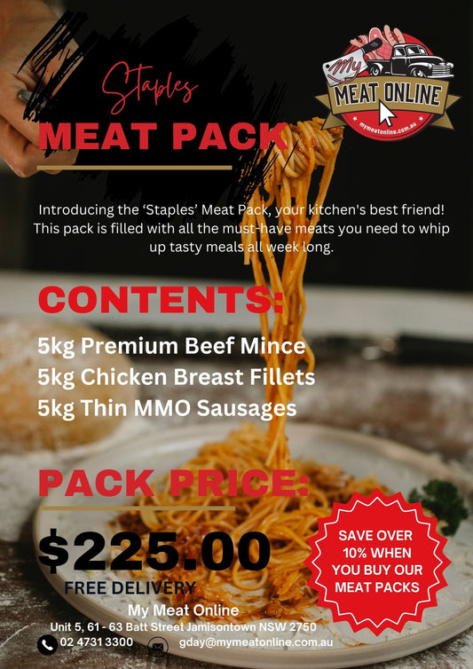 Staples - Meat Pack (VALUED AT OVER $250.00)