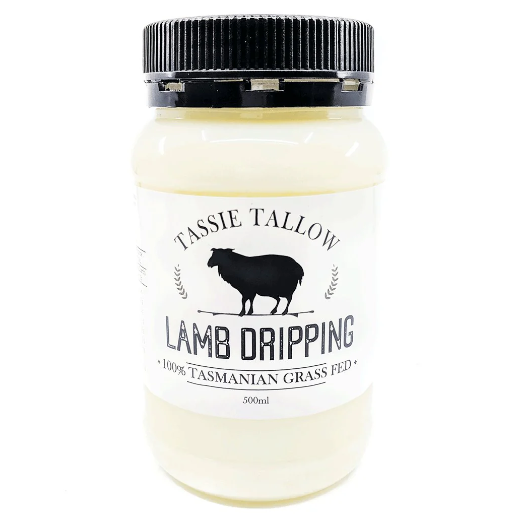 Tassie Tallow Lamb Dripping - 500ml