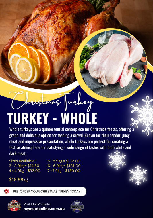 CHRISTMAS PREORDER: Turkey - Whole