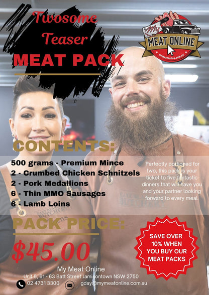 Twosome Teaser - Meat Pack (valued at over $50.00)