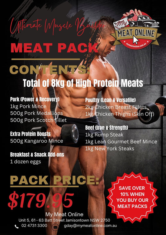 Ultimate Muscle Builder Meat Pack - One week supply