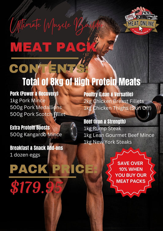 Ultimate Muscle Builder Meat Pack - One week supply