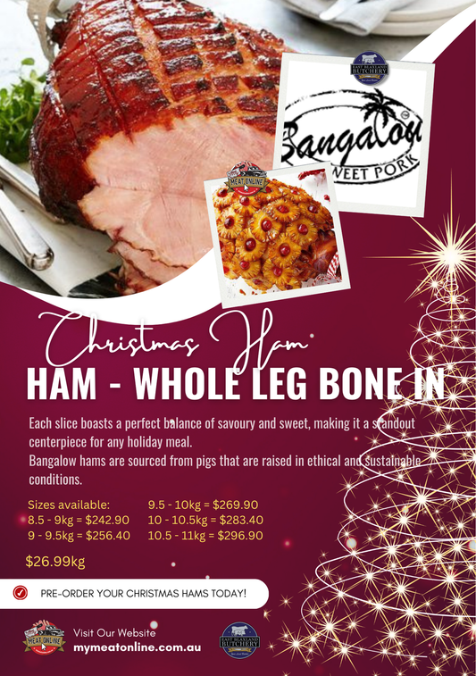 CHRISTMAS PREORDER: Bangalow - Whole Leg Ham - Bone In